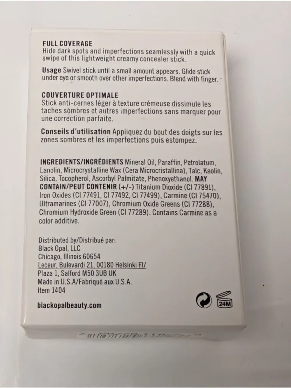 BLK/OPL True Color Flawless Concealer 500 Toast NEW